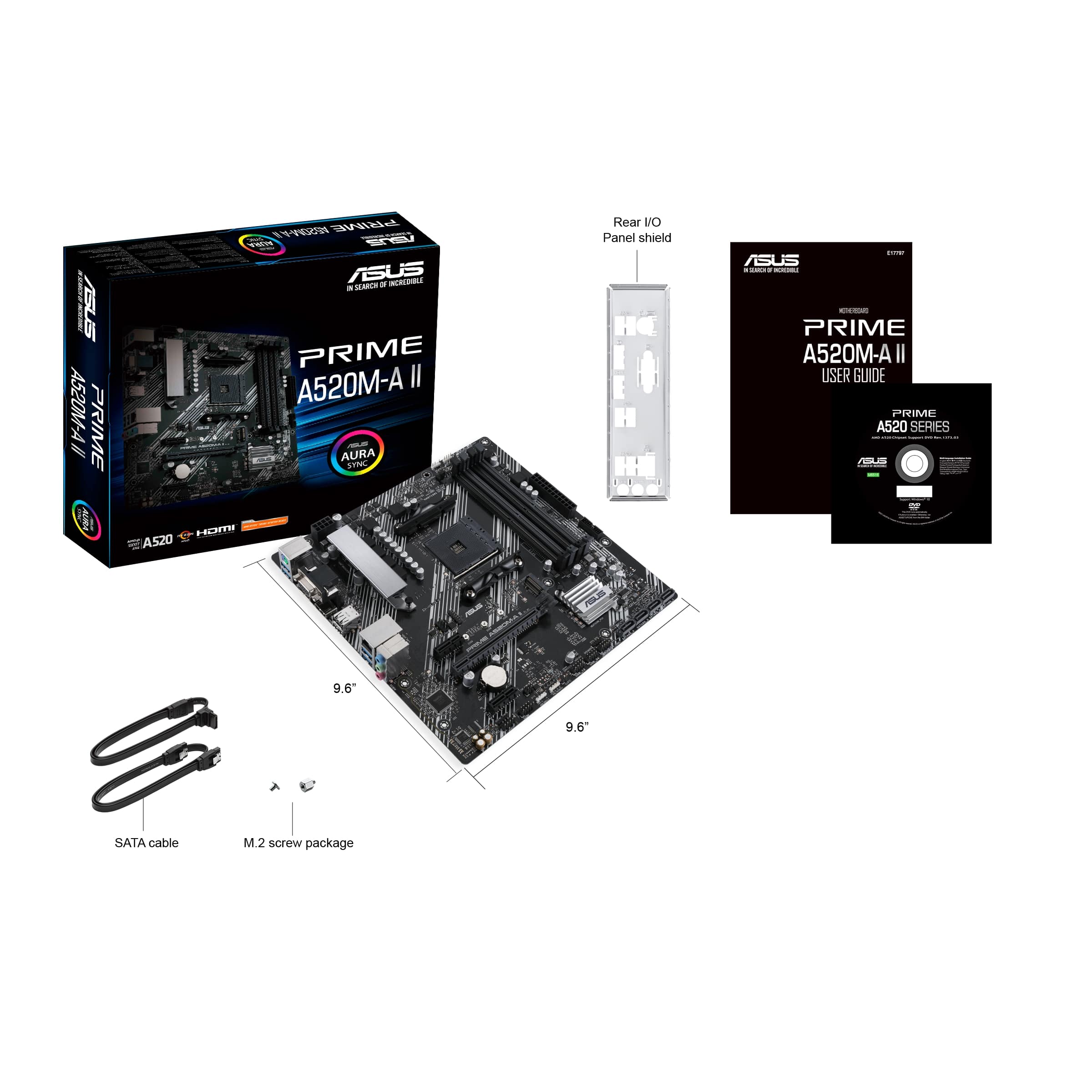 ASUS PRIME A520M-A II AM4 mATX 