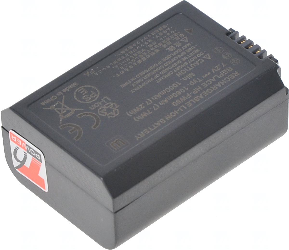Baterie T6 power Sony NP-FW50, 1080mAh, černá 
