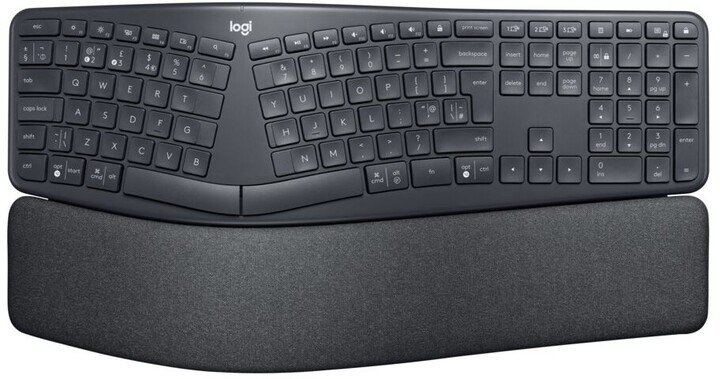 Logitech K860/ Bezdrôtová Bluetooth/ US layout/ Čierna