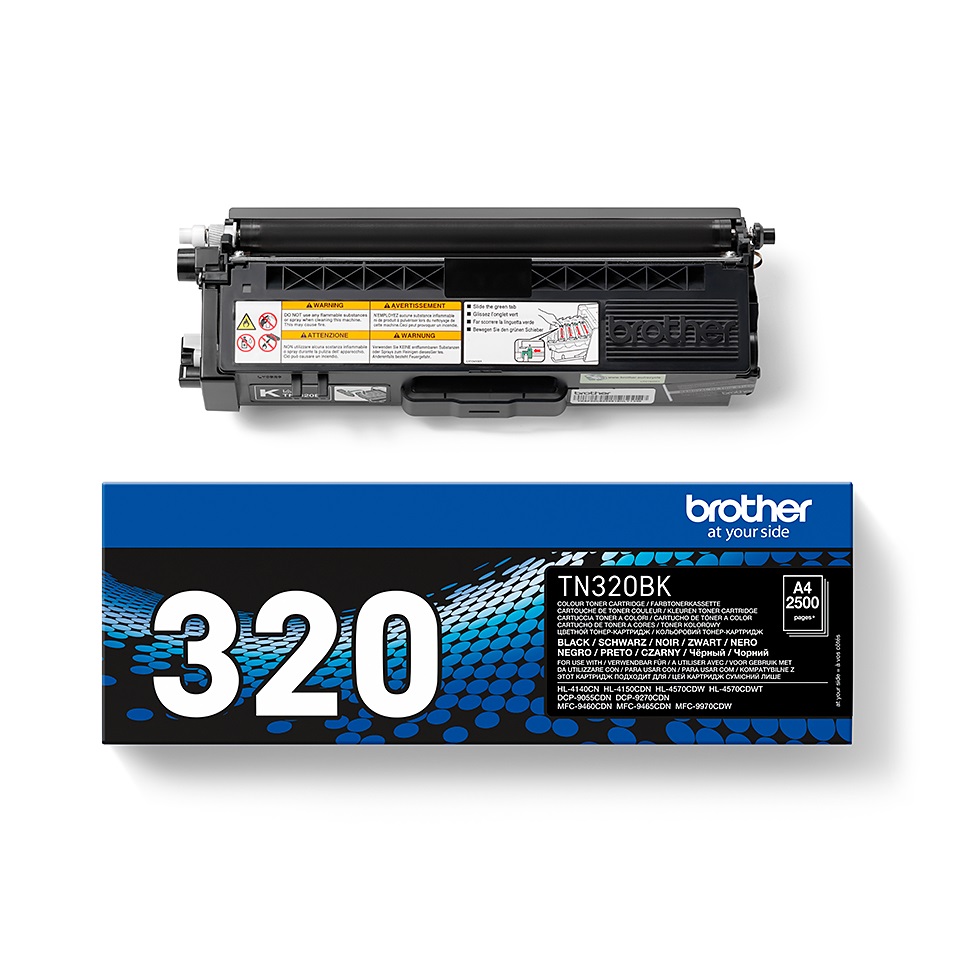 Brother TN-320BK, toner čierny, 2 500 str.