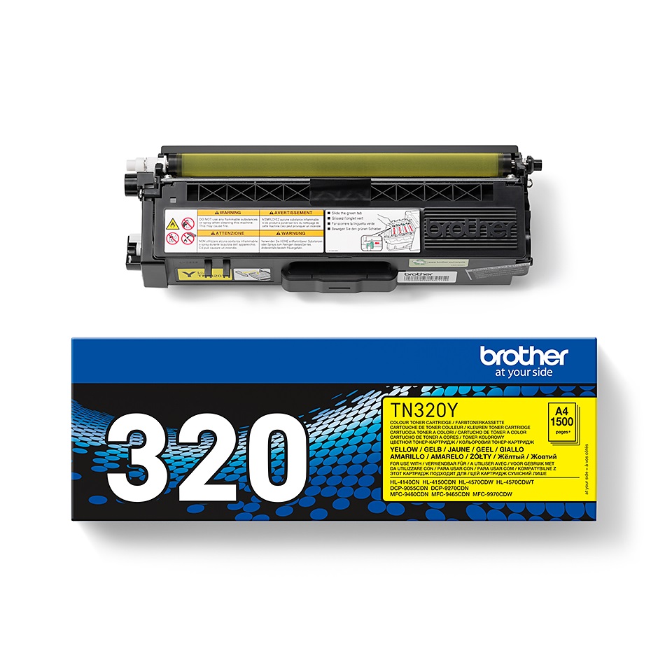 Brother TN-320Y, toner žltá, 1 500 str.