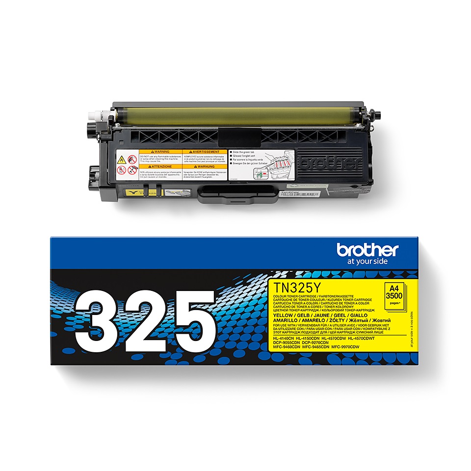 Brother TN-325Y, toner žltá, 3 500 str.