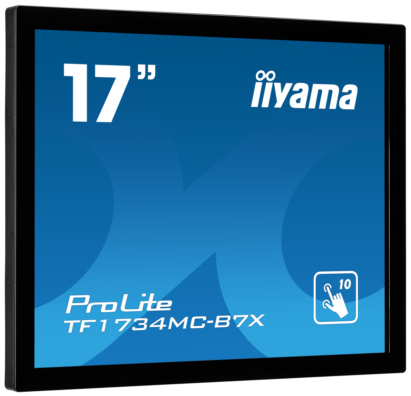 17" iiyama TF1734MC-B7X: TN, 1280x1024, capacitive, 10P, 350cd/ m2, VGA, DP, HDMI, IP65, černý 