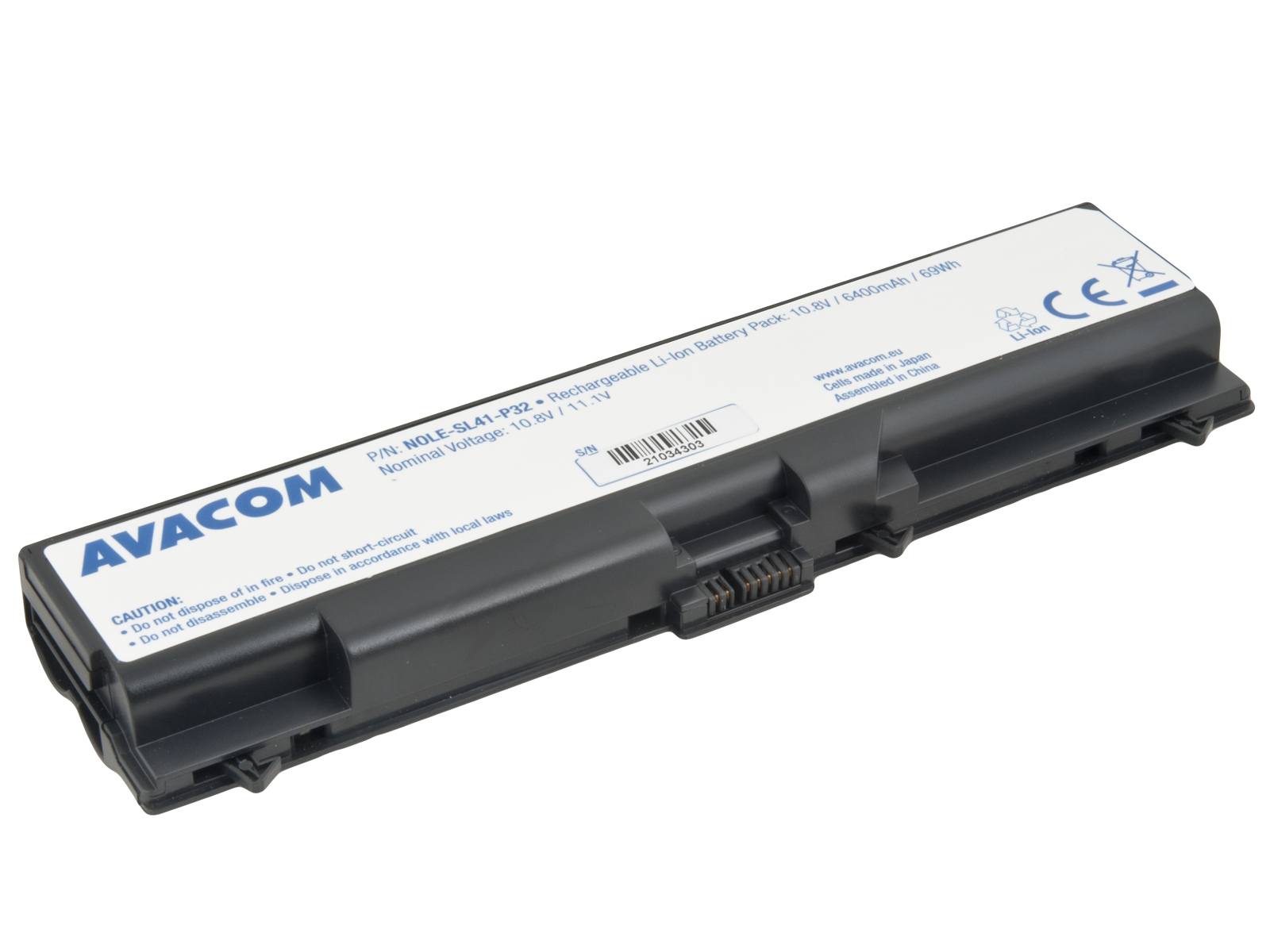Baterie AVACOM pro Lenovo ThinkPad T410/ SL510/ Edge 14", Edge 15" Li-Ion 10, 8V 6400mAh 69Wh 