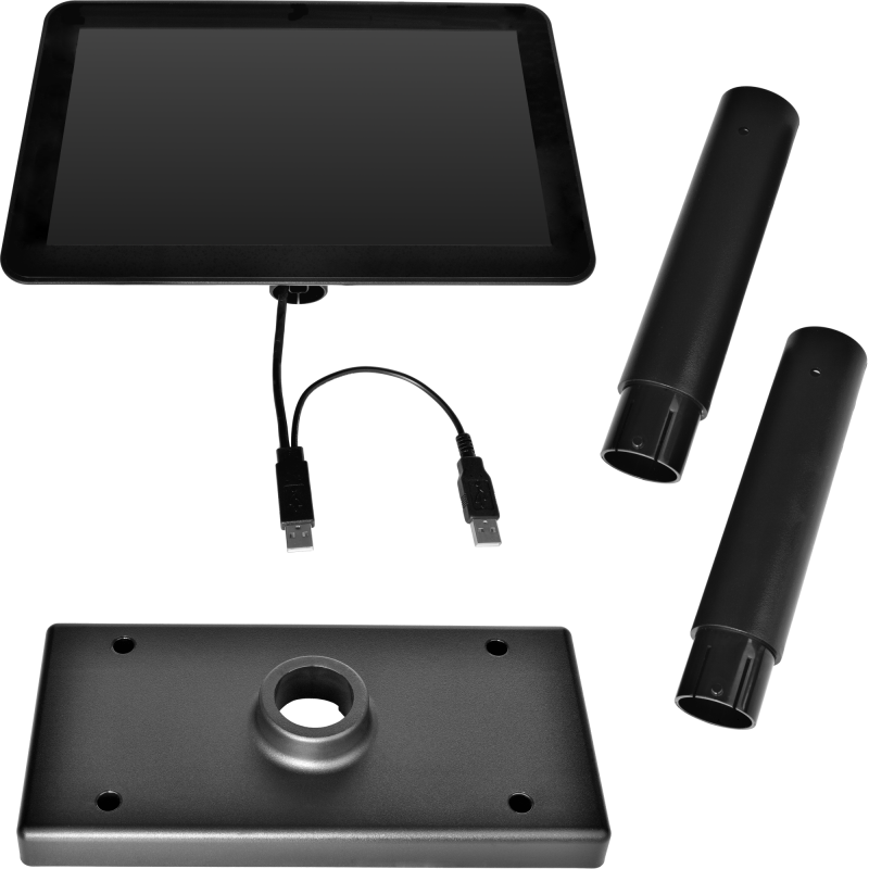10, 1" LCD barevný zákaznický monitor Virtuos SD1010R, USB, černý 