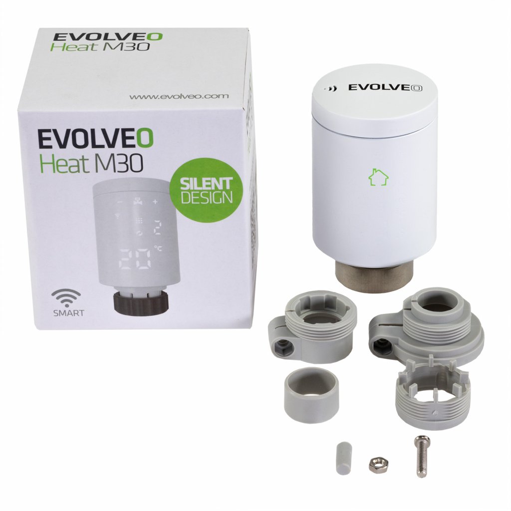 EVOLVEO Heat M30, múdra termostatická hlavica na radiátor 