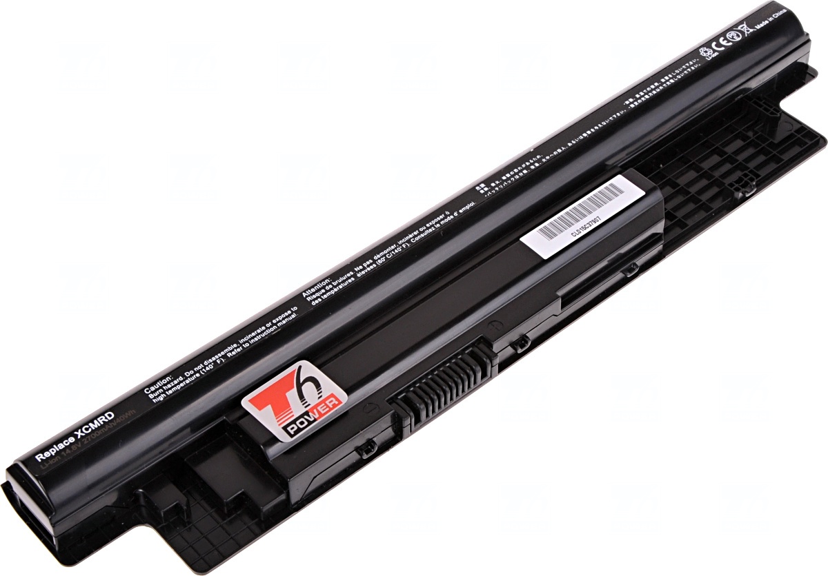Batéria T6 Power Dell Latitude 3440, 3540, Inspiron 14, 15, 17, Vostro 2421, 2600mAh, 38Wh, 4cell