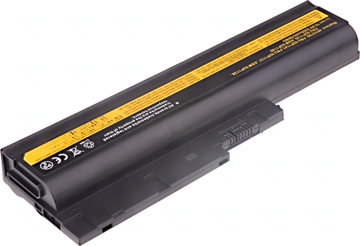 Baterie T6 Power IBM ThinkPad T500, T60, T61, R500, R60, R61, Z60m, SL500, 5200mAh, 58Wh, 6cell