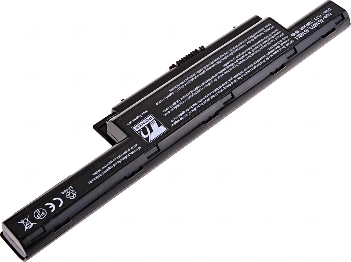 Baterie T6 Power Acer Aspire 4741, 5551, 5741, 5751, TravelMate 4750, 5740, 5200mAh, 58Wh, 6cell 