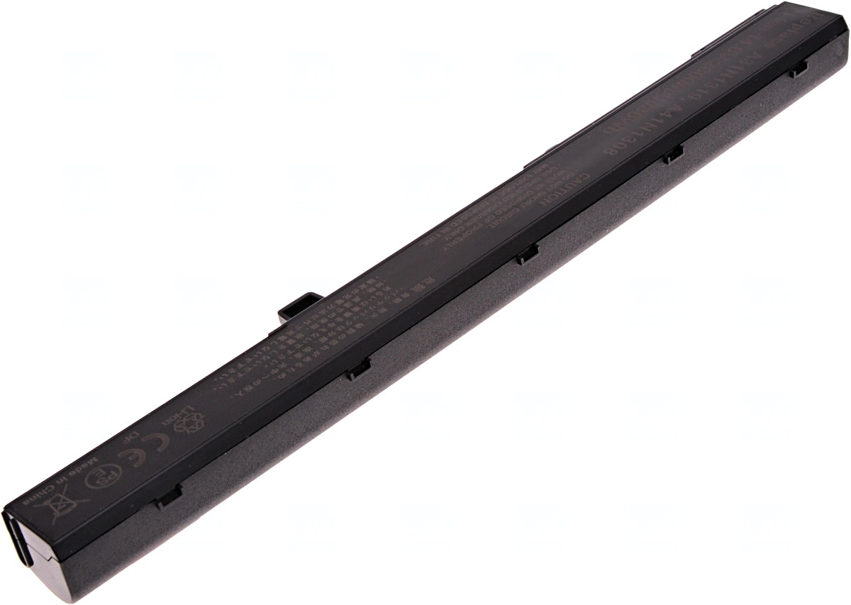 Batéria T6 Power Asus X451, X551, F551, P551, R411, R512, RX551, F451, 2600mAh, 38Wh, 4cell 