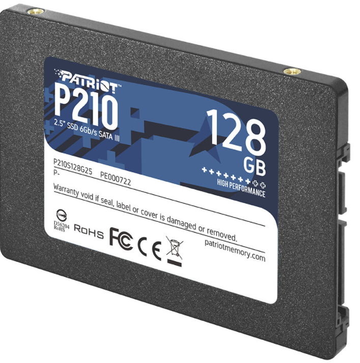 PATRIOT P210/ 128GB/ SSD/ 2.5"/ SATA/ 3R 