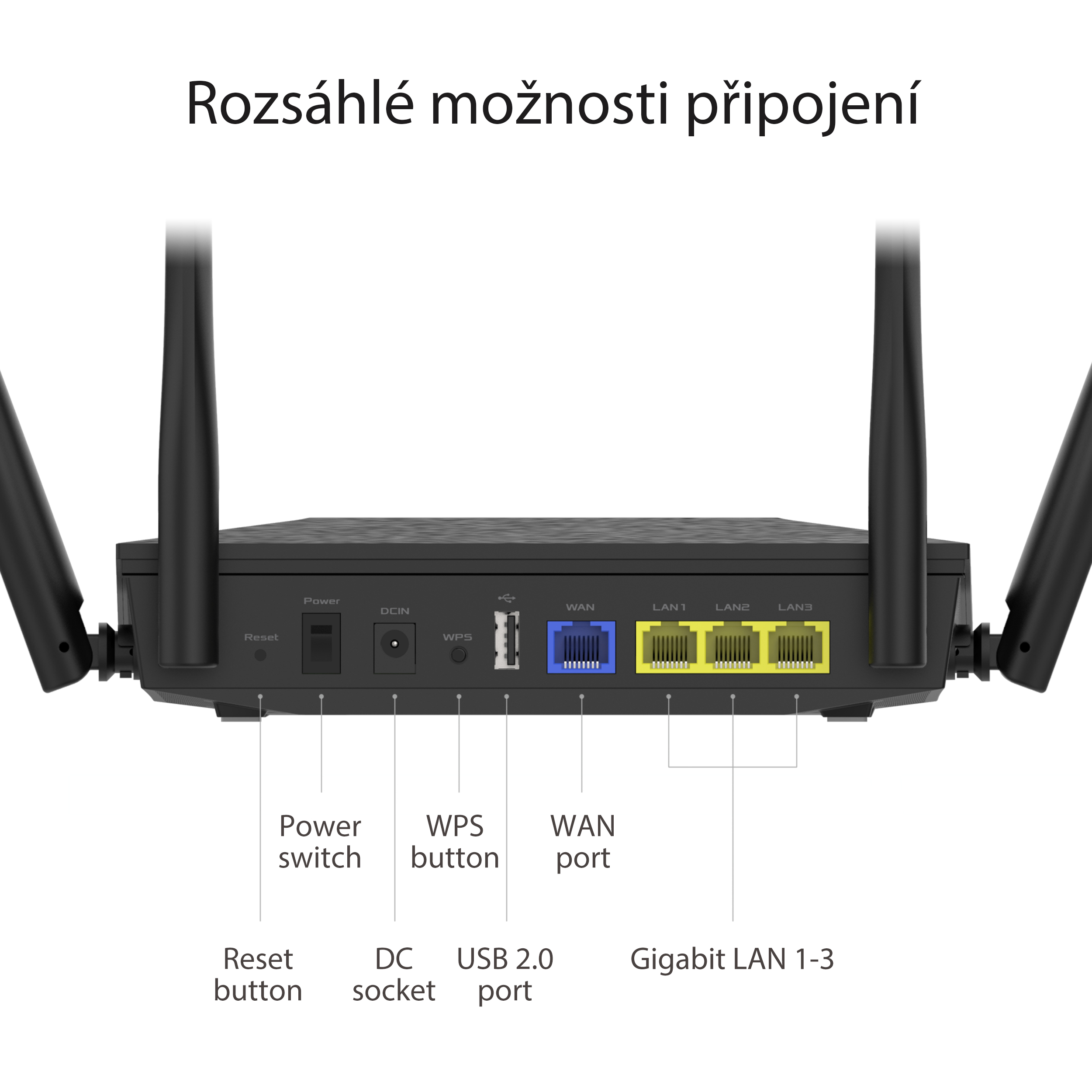 ASUS RT-AX53U (AX1800) WiFi 6 Extendable Router, 4G/ 5G Router replacement, AiMesh 
