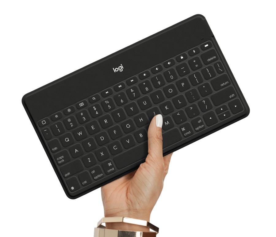 Logitech® Keys-To-Go Bluetooth Keyboard Folio - UK - International - BLACK 