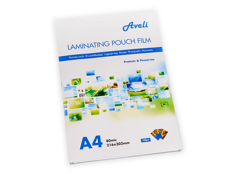 Laminovacie fólie AVELI A4/ 160mic (2x80), lesklé