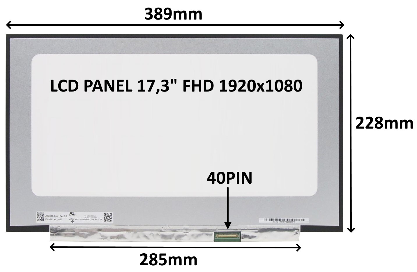 LCD PANEL 17, 3