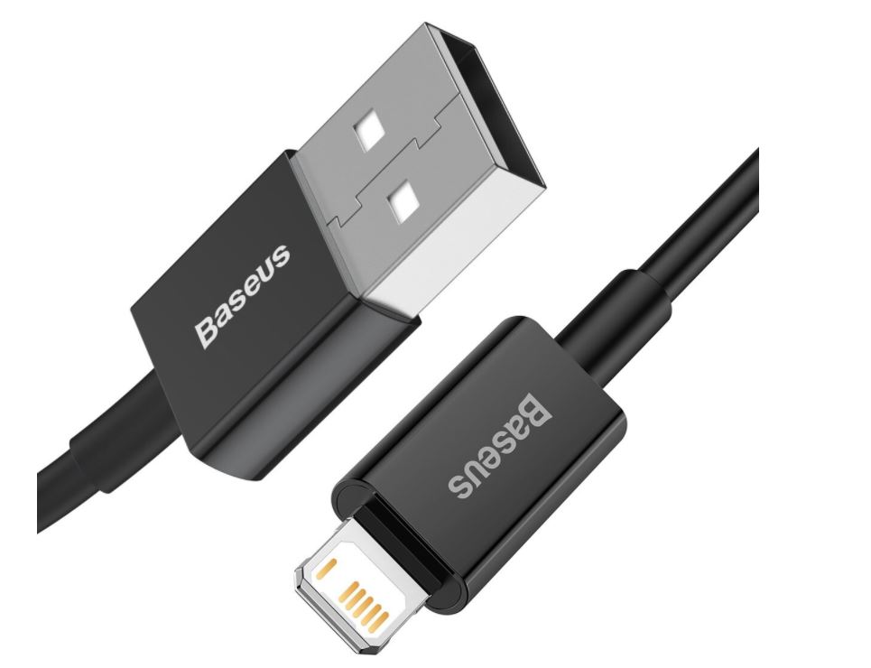 Baseus CALYS-C01 Superior Fast Charging Datový Kabel USB to Lightning 2.4A 2m Black 