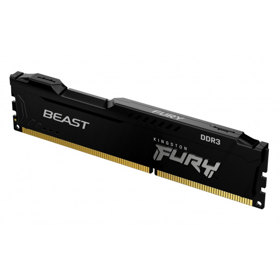 Kingston FURY Beast/ DDR3/ 4GB/ 1600MHz/ CL10/ 1x4GB/ Black 