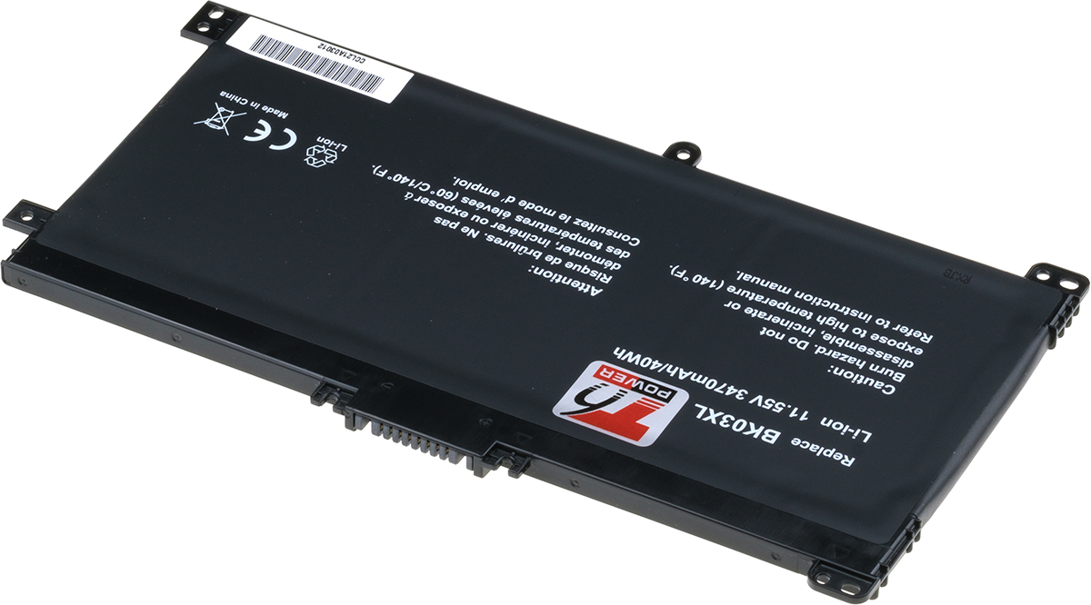 Batéria T6 Power HP Pavilion 14-ba000, 14-ba100, 14-ba200 x360 séria, 3470mAh, 40Wh, 3cell, Li-ion 