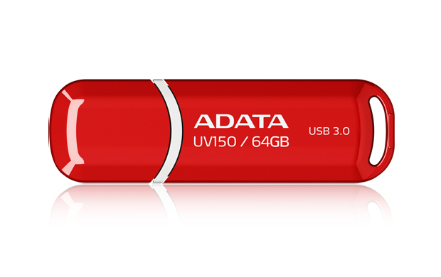 ADATA UV150/ 64GB/ USB 3.0/ USB-A/ Červená