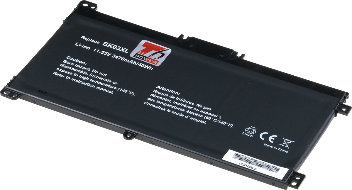 Batéria T6 Power HP Pavilion 14-ba000, 14-ba100, 14-ba200 x360 séria, 3470mAh, 40Wh, 3cell, Li-ion