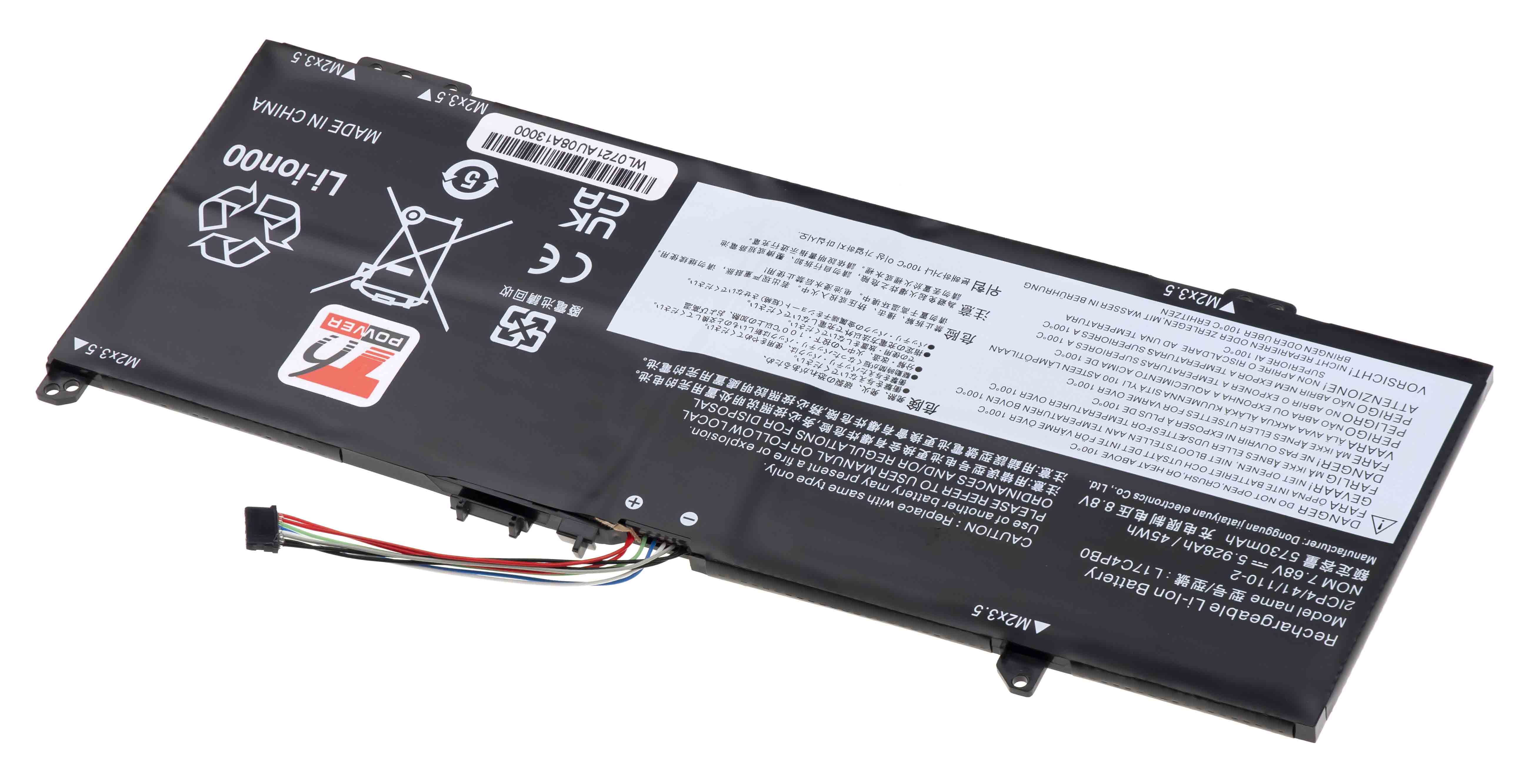 Batéria T6 Power Lenovo Yoga 530-14IKB, IdeaPad 530S-14IKB, Flex 6-14IKB, 5928mAh, 45Wh, 4cell 