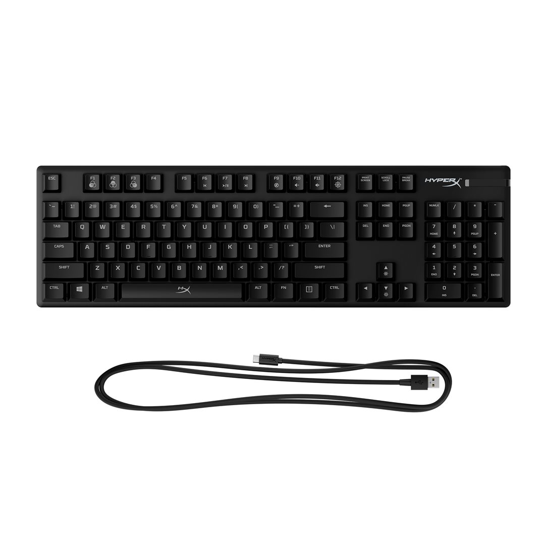 HP HyperX Alloy Origins HX/ Drôtová USB/ US layout/ Čierna 