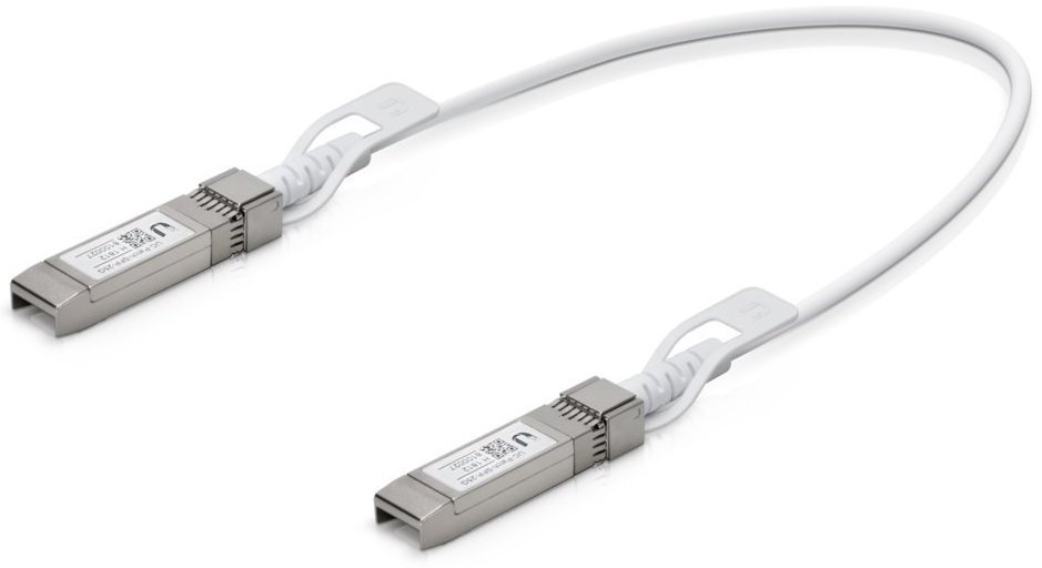 Ubiquiti UC-DAC-SFP28, DAC kábel, SFP28, biely, 0.5m