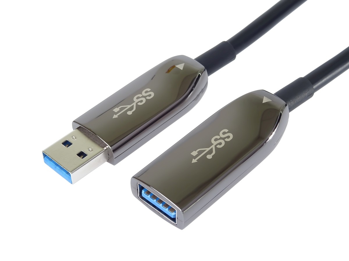 PremiumCord USB 3.2 + 2.0 AOC predlž. kábel, 15m 