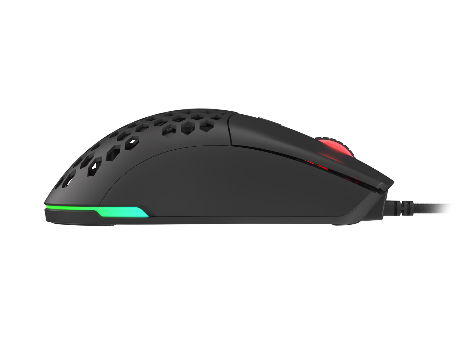 Genesis herná optická myš KRYPTON 750/ RGB/ 8000 DPI/ Herná/ Optická/ 8 000 DPI/ Drôtová USB/ Čierna 
