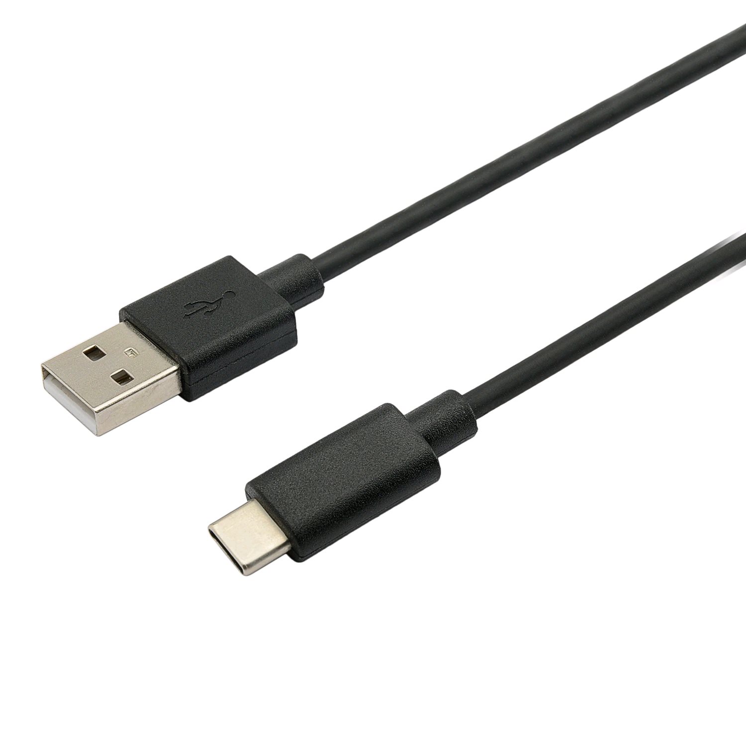 Kábel C-TECH USB 2.0 AM na Type-C kábel (AM/ CM), 2m, čierny