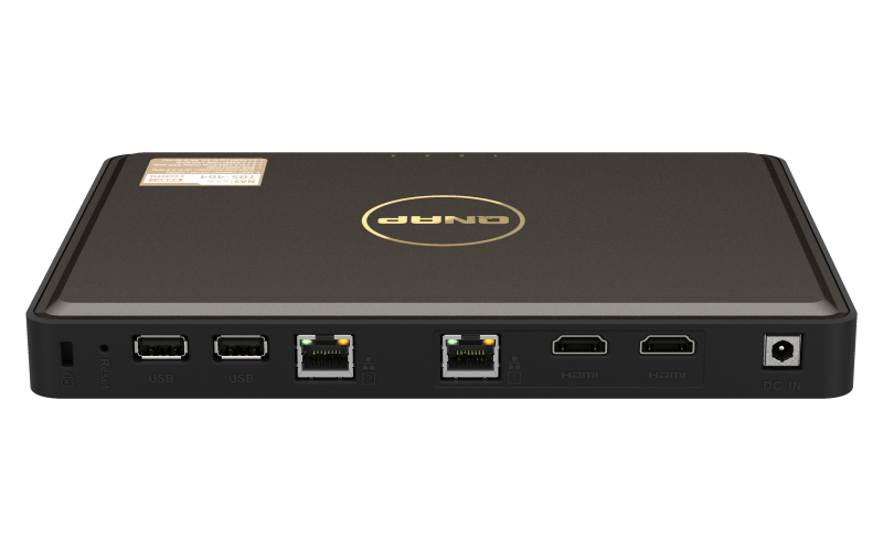 QNAP TBS-464-8G (4core 2, 9GHz, 8GB RAM DDR4, 4x M.2 NVMe slot, 2x 2, 5GbE, 5x USB, 2x HDMI 2.0 4K) 