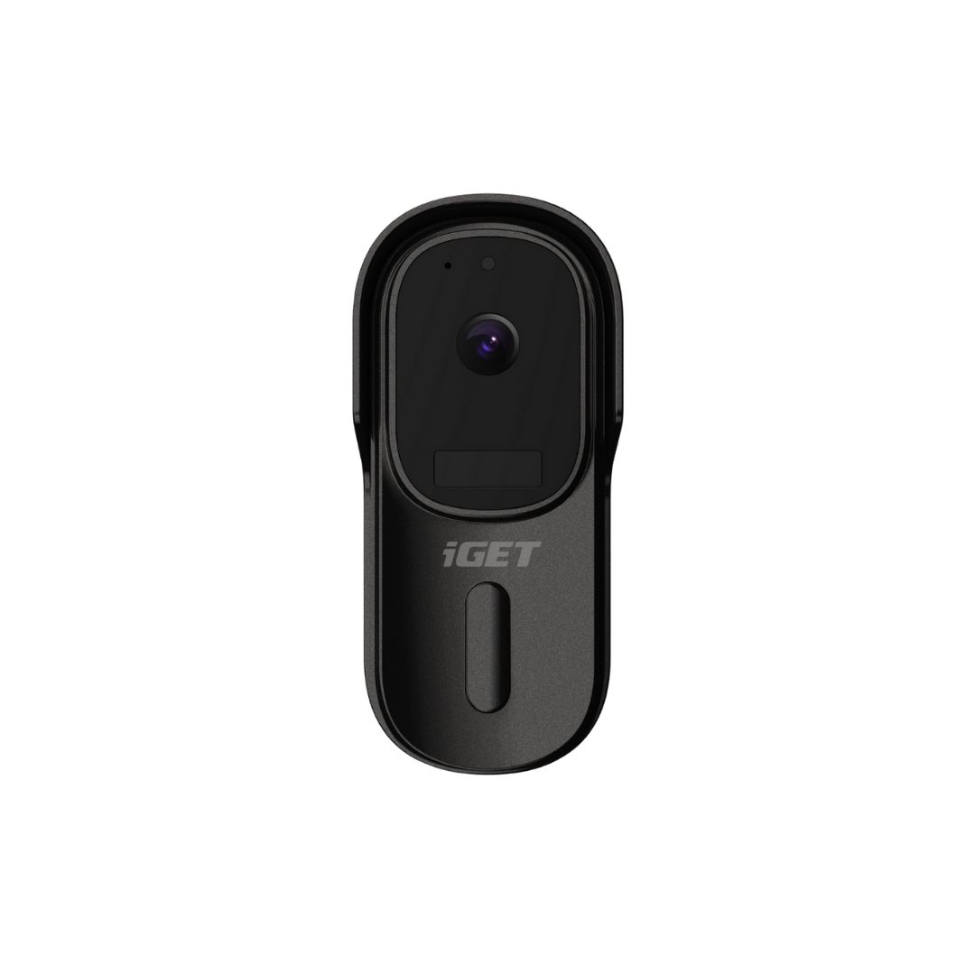 iGET HOME Doorbell DS1 Black - WiFi batériový videozvonček, FullHD, obojsmerný zvuk, CZ aplikácie 
