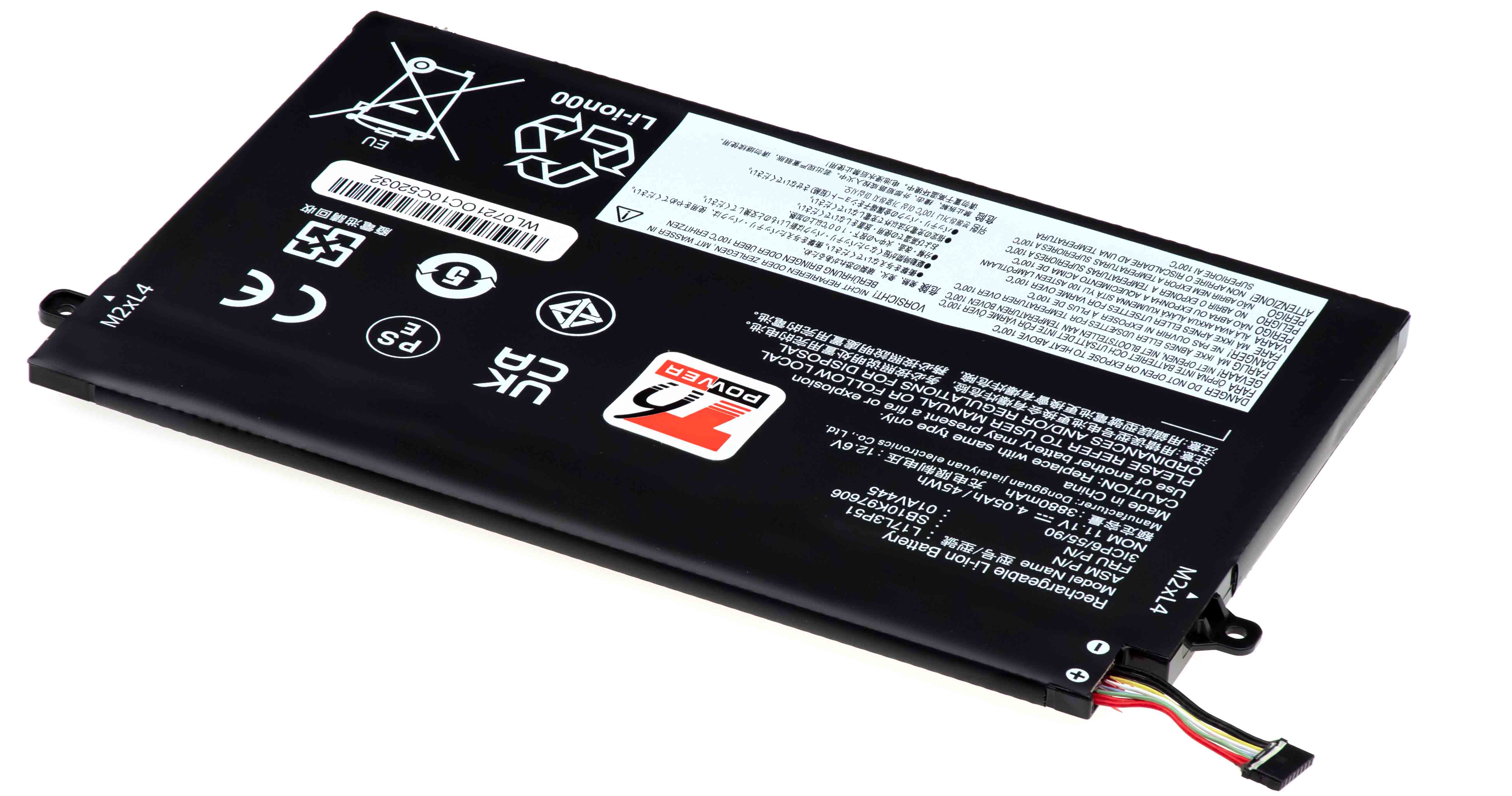 Batéria T6 Power Lenovo ThinkPad E480, E490, E580, E590, E14, E15, 4050mAh, 45Wh, 3cell, Li-pol 