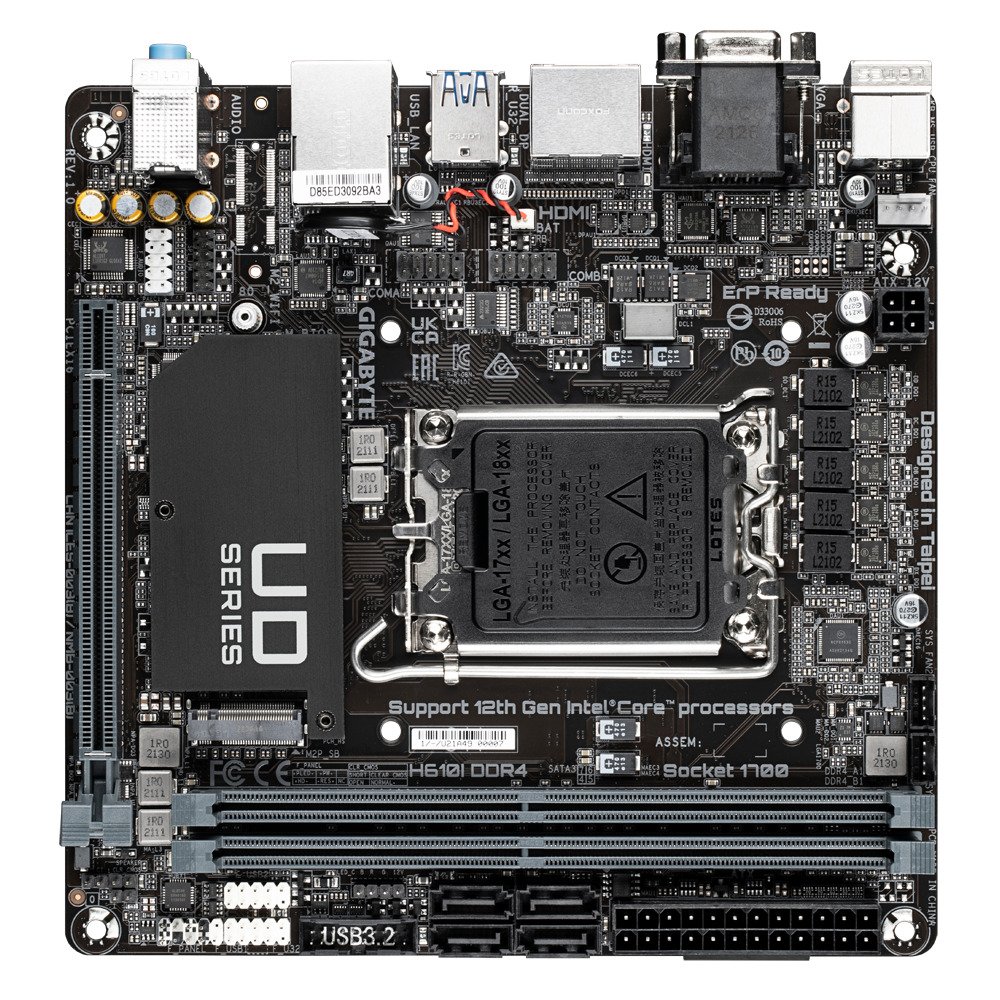 GIGABYTE H610I DDR4/ LGA 1700/ MITX