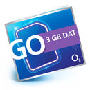O2 Predplatená karta GO 3GB DAT