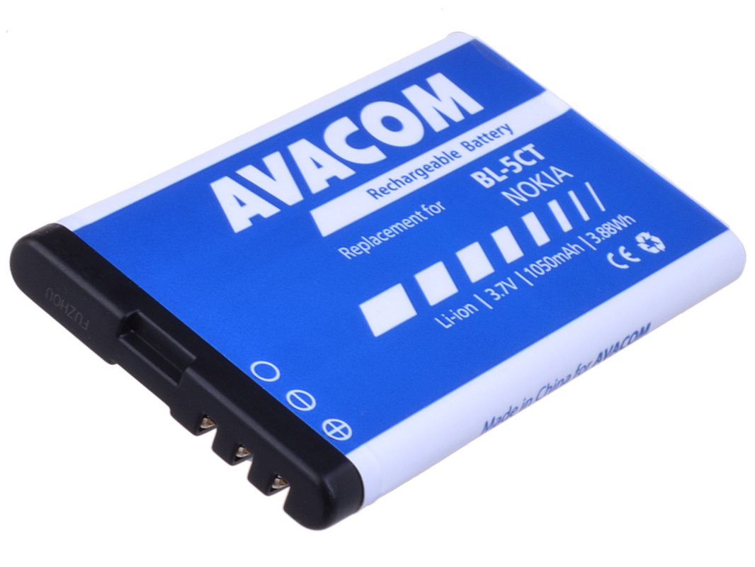 Batéria AVACOM GSNO-BL5CT-S1050A do mobilu Nokia 6303, 6730, C5, Li-Ion 3, 7 V 1050mAh 