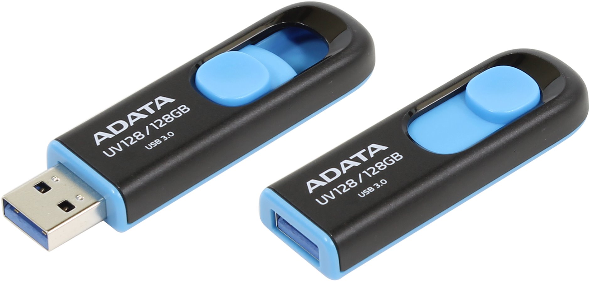 ADATA UV128/ 128GB/ 40MBps/ USB 3.0/ USB-A/ Modrá