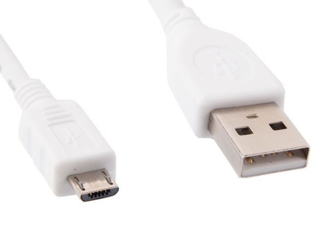 GEMBIRD kábel microUSB - USB, 1m, biely