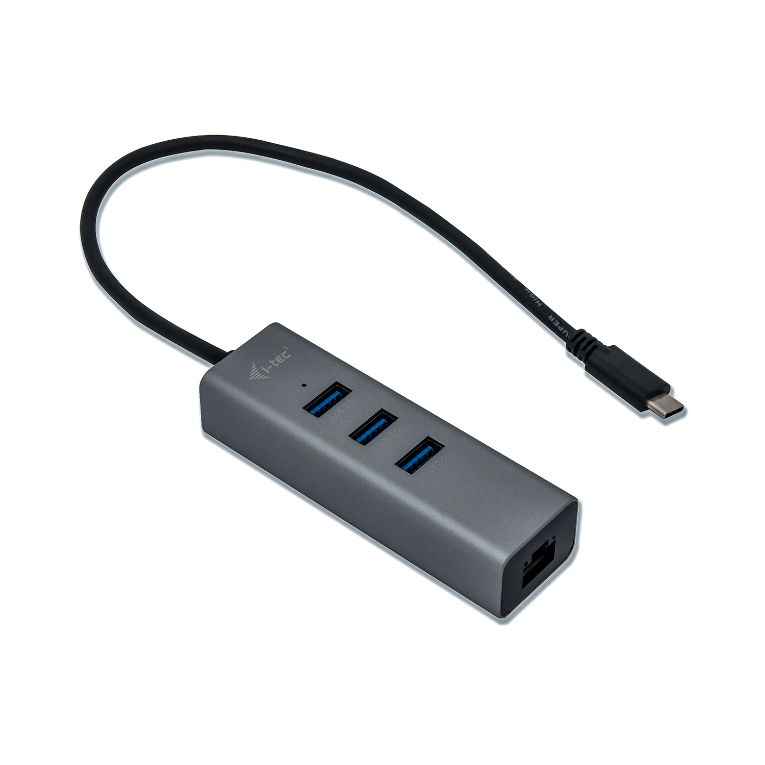 i-tec USB-C Metal HUB 3 Port + Gigabit Ethernet 