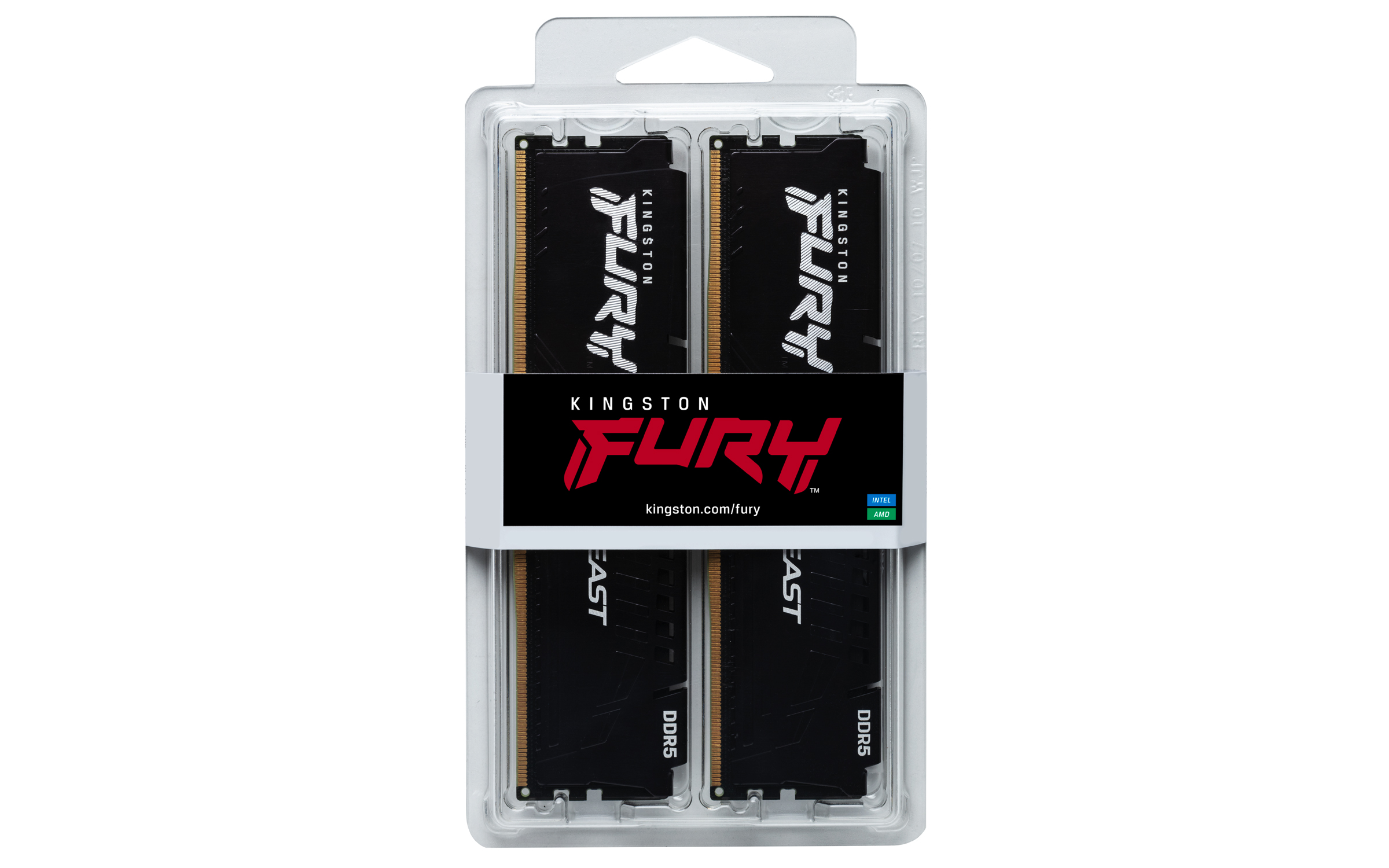 Kingston FURY Beast/ DDR5/ 64GB/ 5200MHz/ CL40/ 2x32GB/ Black 