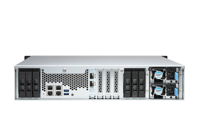 QNAP TS-h1886XU-RP-R2-D1622-32G (Xeon 3, 2GHz, ZFS, 32GB ECC RAM, 12x3, 5"+6x2, 5", 4xGbE, 2x10GbE SFP+) 