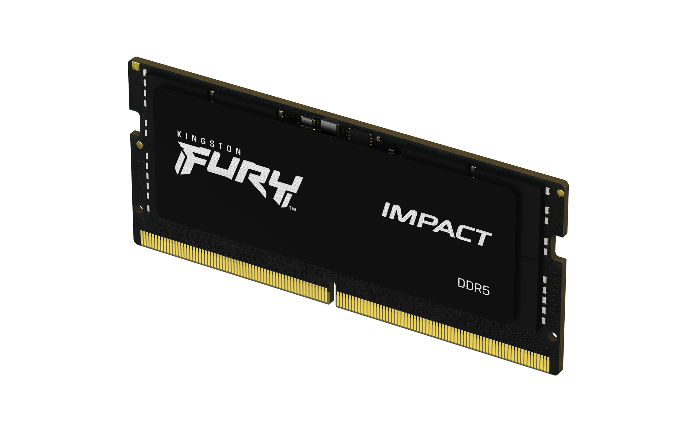 Kingston FURY Impact/ SO-DIMM DDR5/ 8GB/ 4800MHz/ CL38/ 1x8GB/ Black 