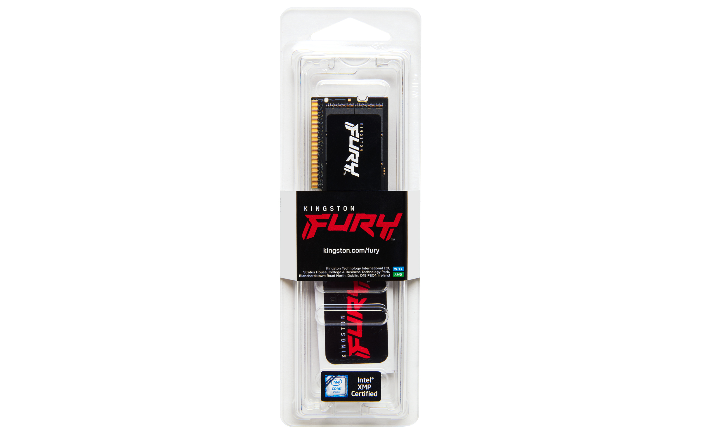 Kingston FURY Impact/ SO-DIMM DDR5/ 16GB/ 4800MHz/ CL38/ 1x16GB/ Black 