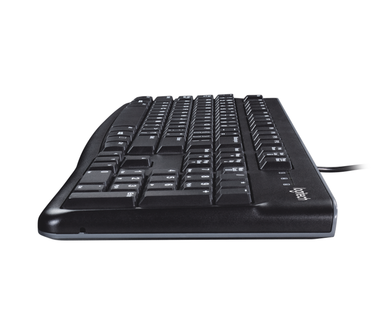 Logitech K120/ Drôtová USB/ RU layout/ Čierna 