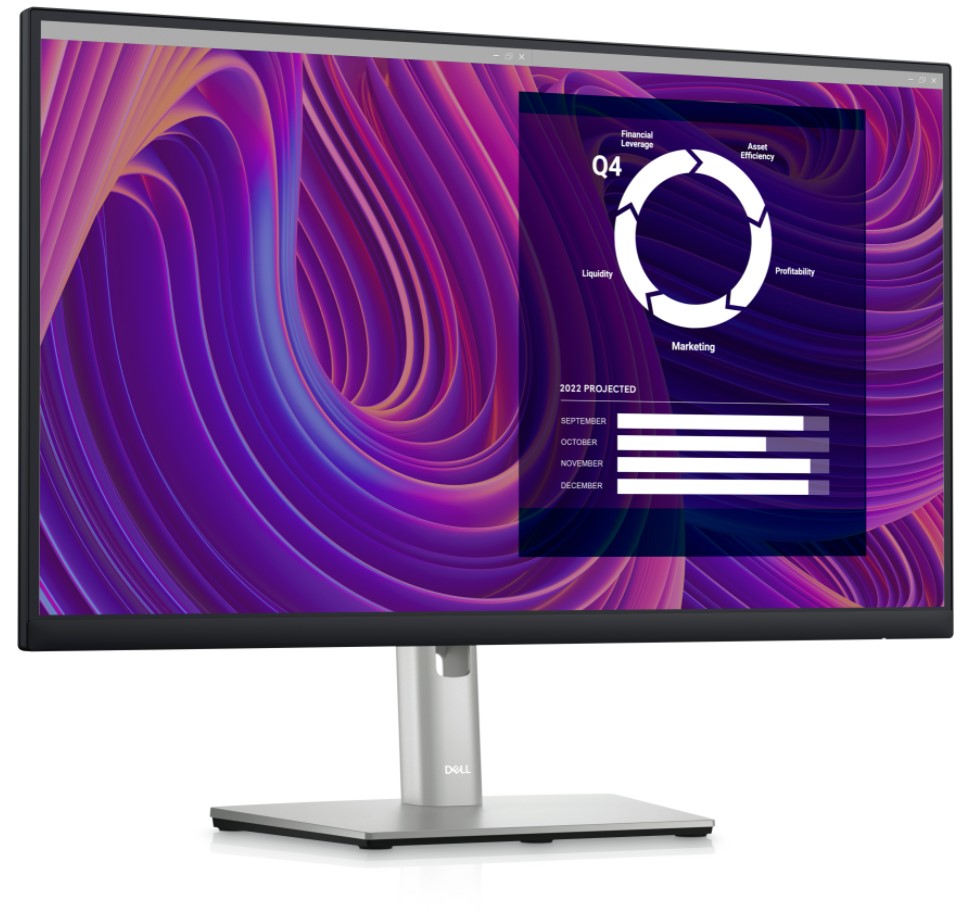 Dell/ P2423DE/ 23, 80"/ IPS/ QHD/ 60Hz/ 5ms/ Blck-Slvr/ 3RNBD 