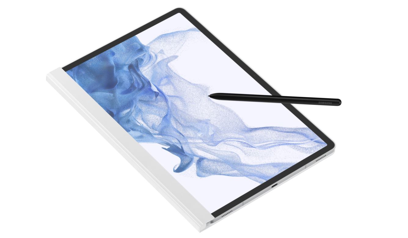 Samsung Priehľadné púzdro Note View Tab S7 / S8 White 