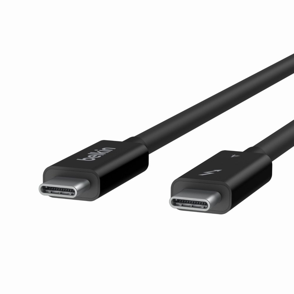 Thunderbolt 4 C-C kábel 2m, čierny 