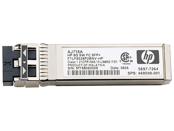 HP 8Gb Short Wave FC SFP+ 1 Pack