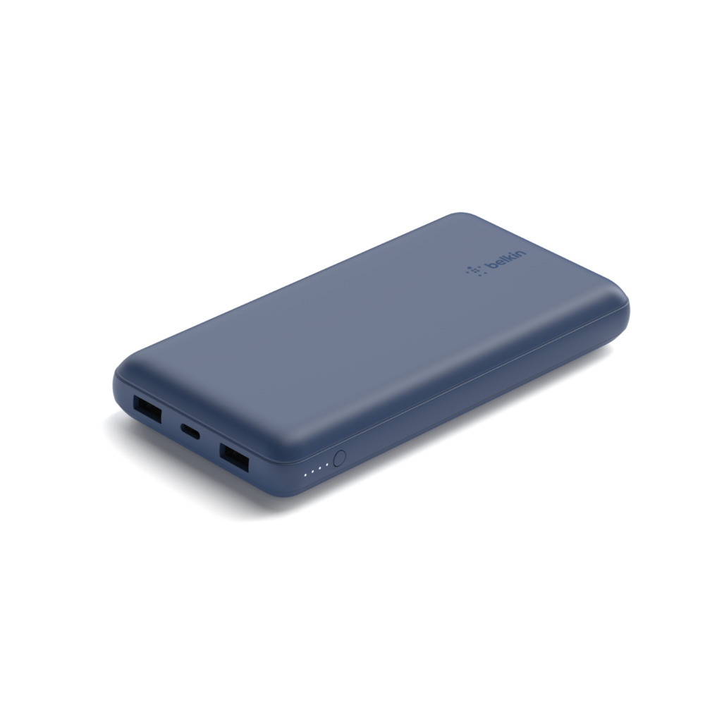 Belkin Power Bank, 20000 mAh, USB-A, 15W, modrá 