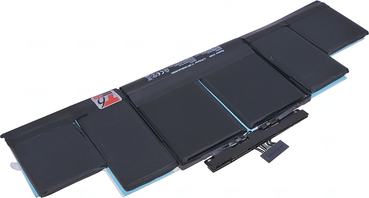 Baterie T6 Power Apple MacBook Pro 15" Retina (Late 2013, Mid 2014), 8440mAh, 95Wh, 6cell, Li-pol 